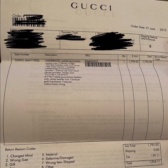 Authentic Gucci purse - Picture 3 of 5